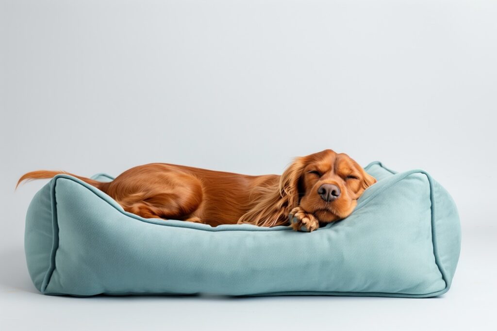 imagen-cama-para-perros-durmiendo